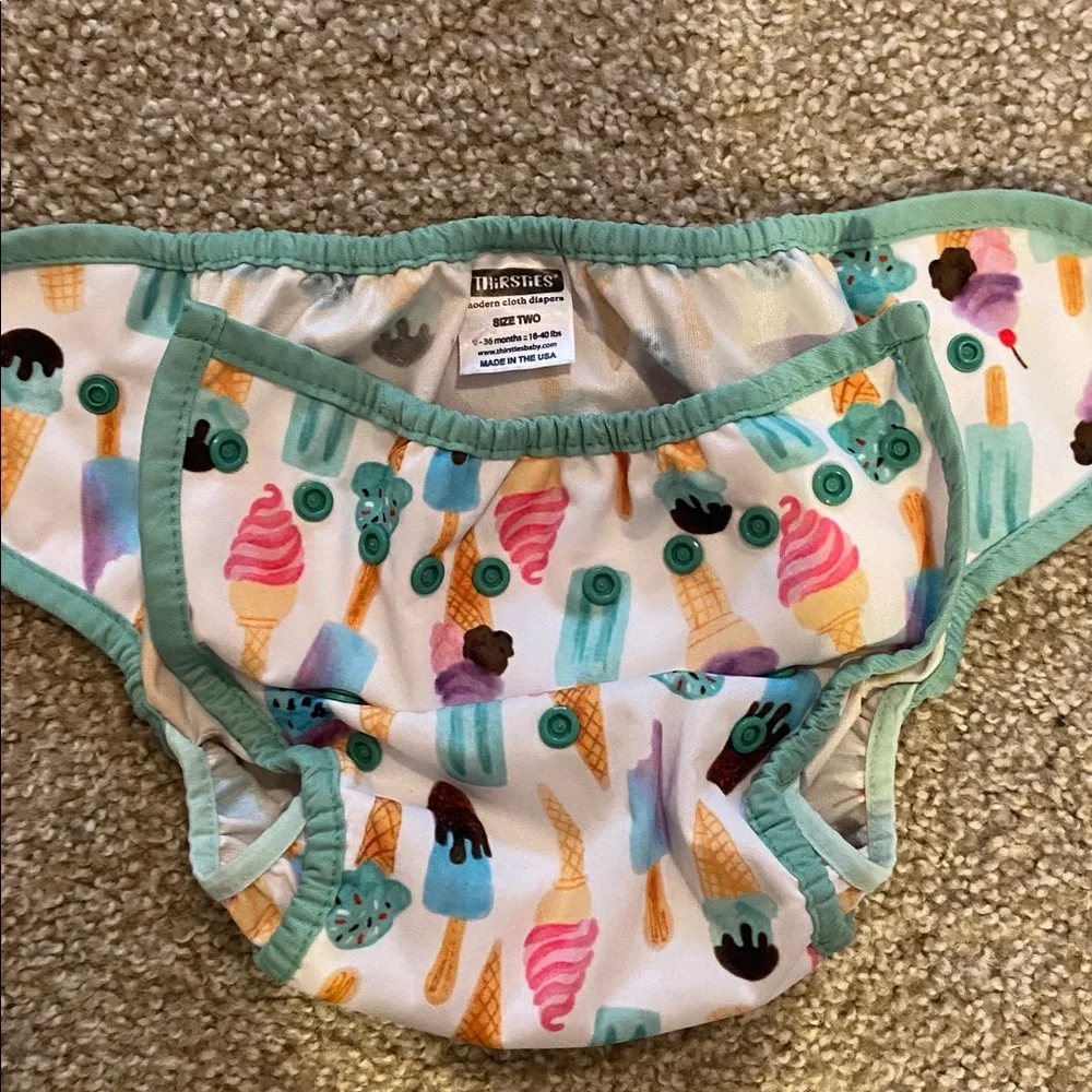 Thirsties size 2 cloth diaper covers